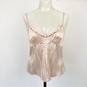 Burberry Blush Satin Camisole Top